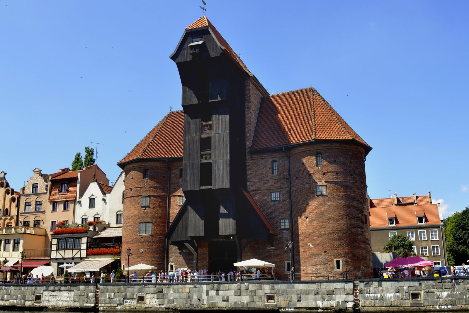 Żuraw nad Motławą w Gdańsku